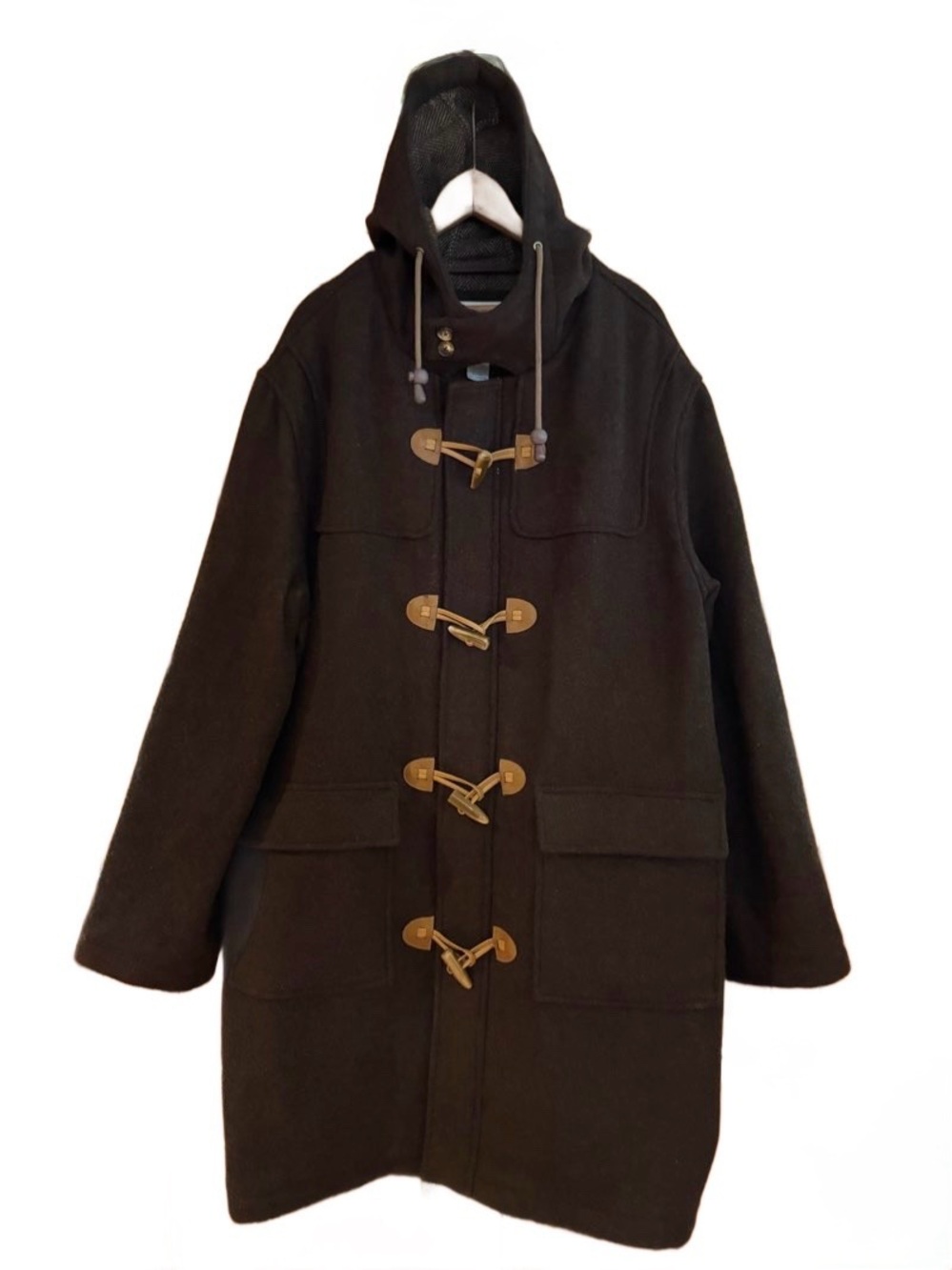 Vintage 90s Orvis Sporting Traditions Men's XL Heavy Wool Duffle Coat Fair Cond